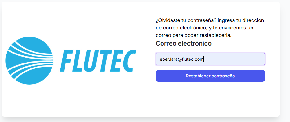 resetear contraseña correo